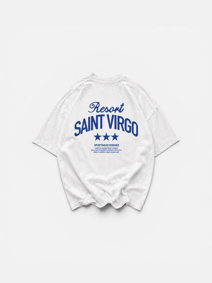 RESORT | Washed White/Navy T-Shirt