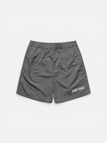 NYLON LOGO | Midnight Grey Shorts