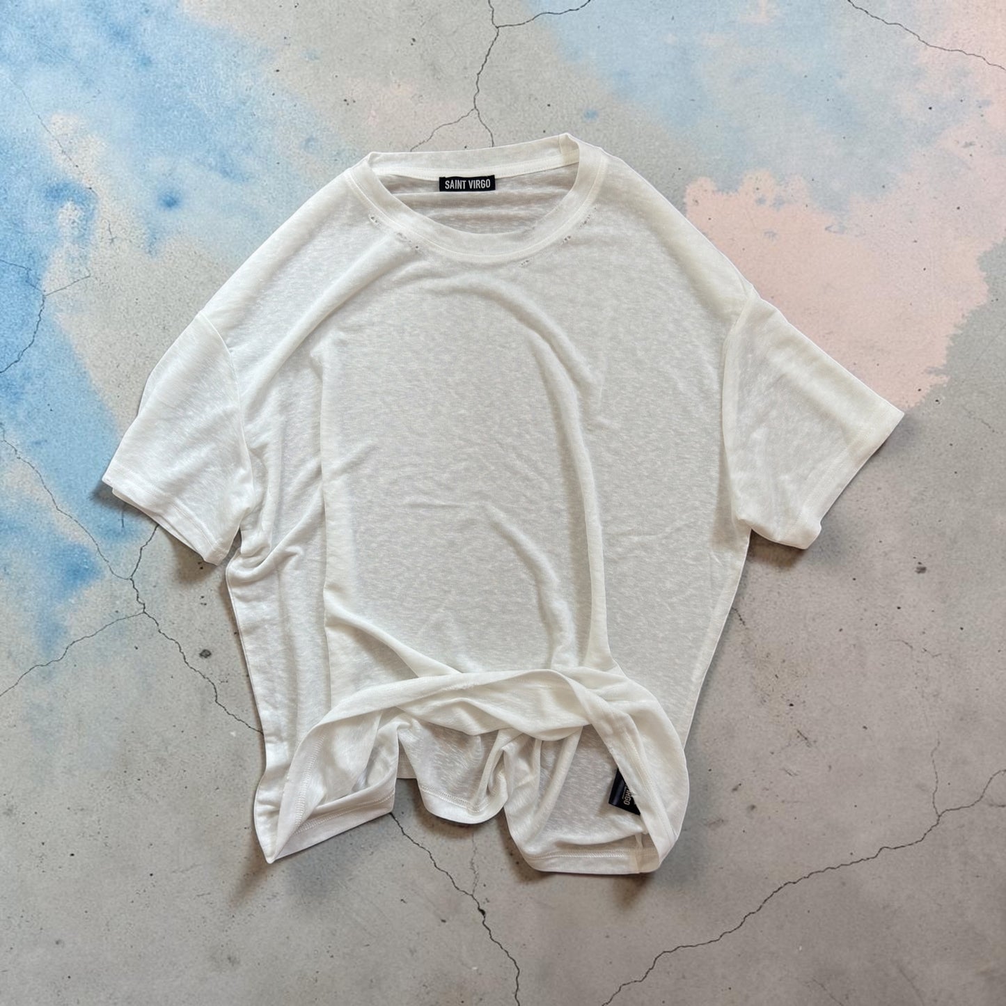 WORN TEE | Off-White Sheer T-Shirt