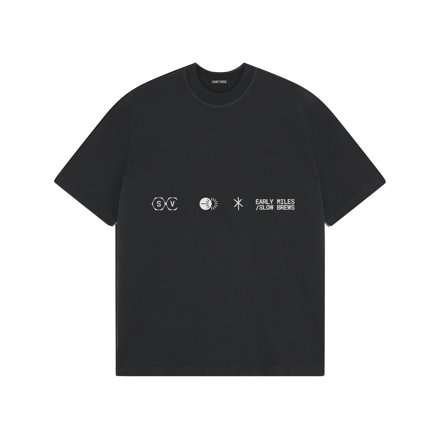 RUN CLUB | Washed Black T-Shirt