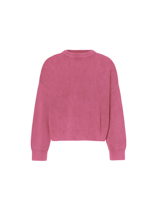 SAINT VIRGO | Acid Washed Blush Pink Knit Jumper