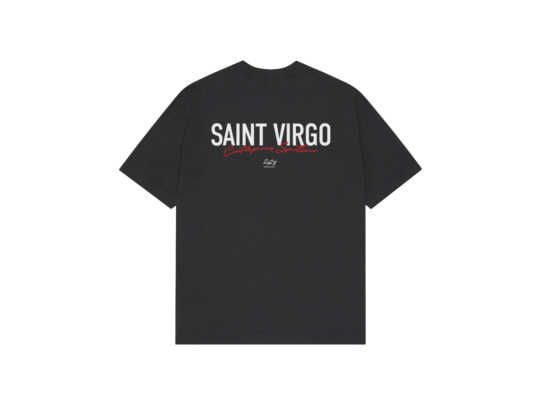 Saint Virgo Athlete T-shirt, designed for the modern athlete, offering contemporary sportswear with a focus on athletic essentialism. This ready-to-wear luxury sportswear piece is perfect for those redefining sportswear with style and performance.