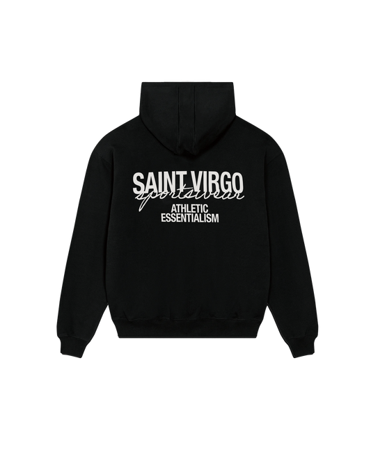 ATHLETIC ESSENTIALISM | Black Hoodie