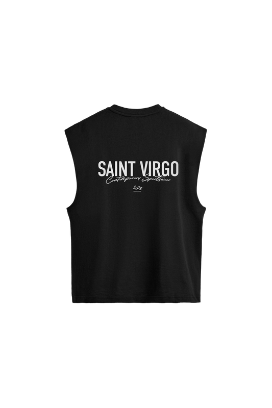 ATHLETE | Vintage Black Cut Off Tank