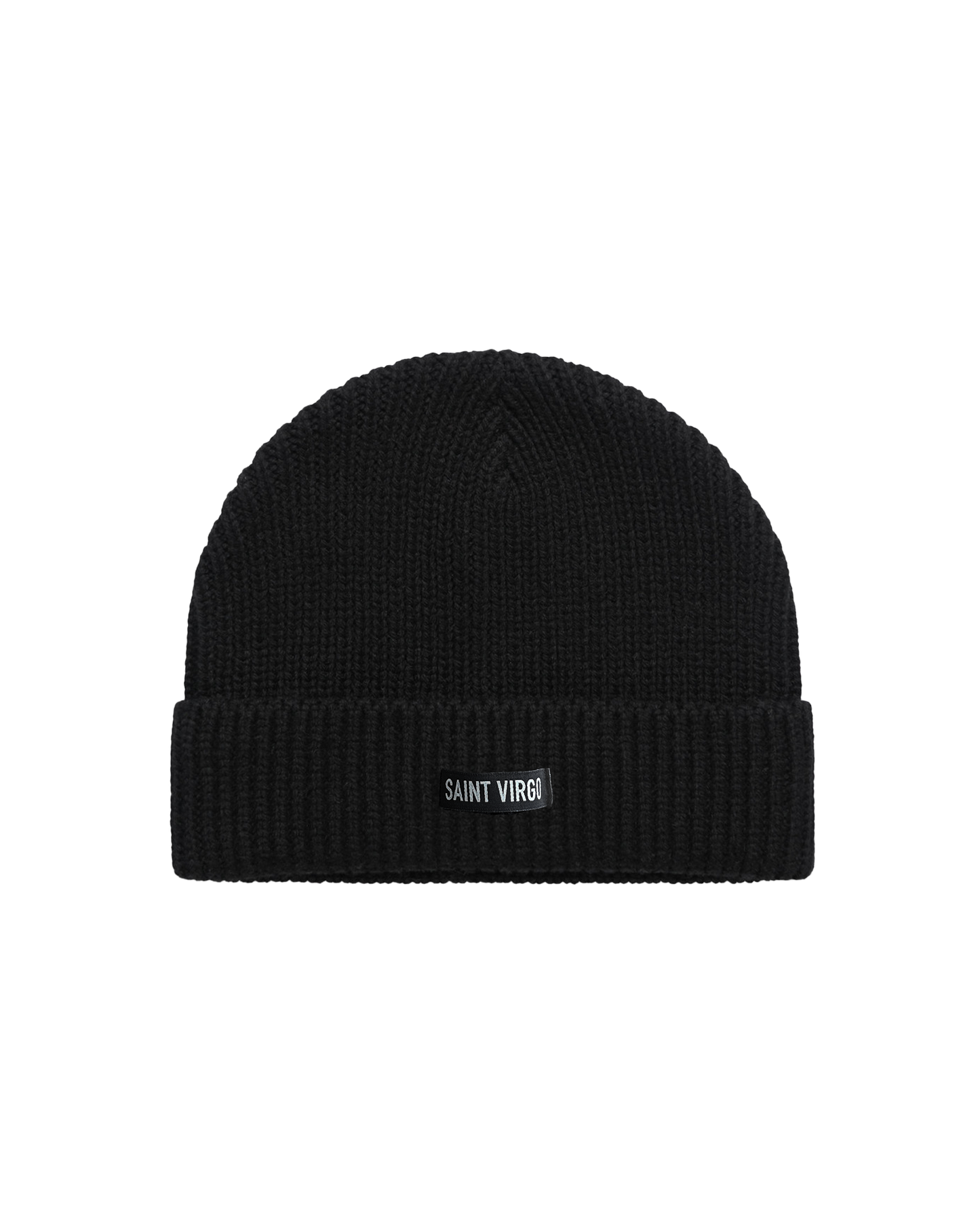 ESSENTIAL | Black Ribbed Beanie