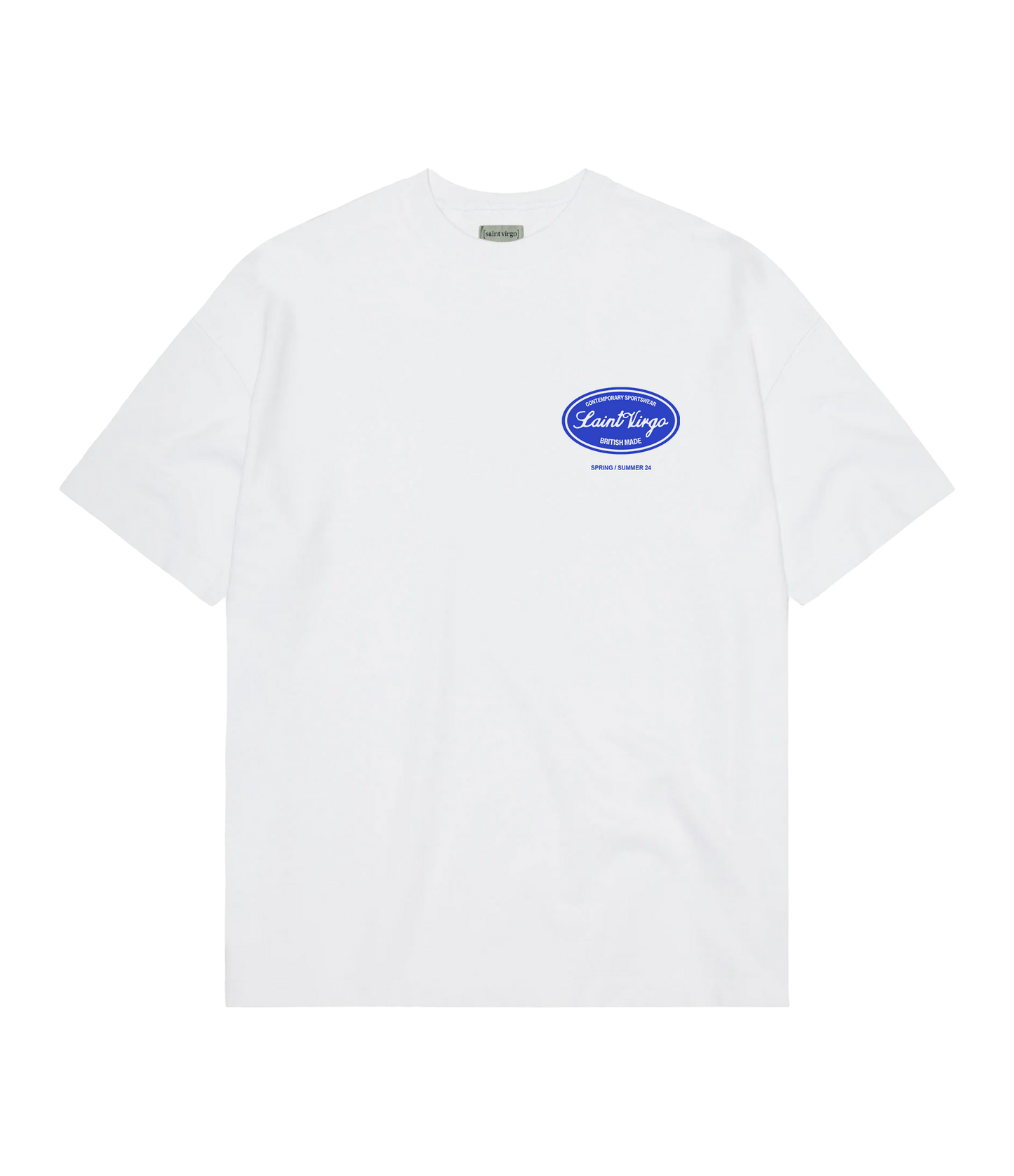BRITISH MADE | White/Blue T-Shirt