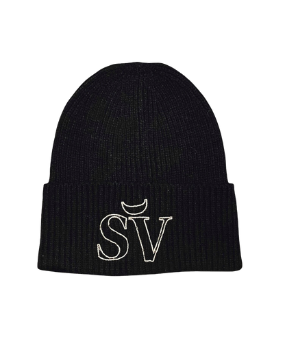 SV CUFFED | Black Beanie