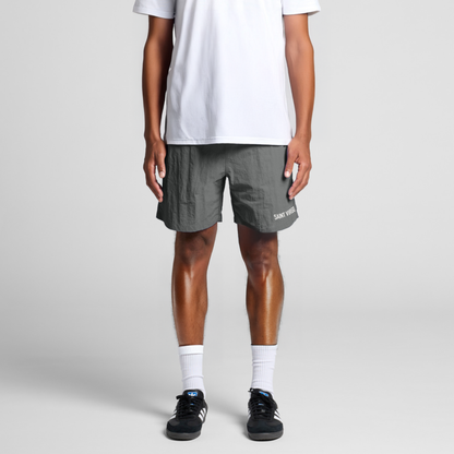 NYLON LOGO | Midnight Grey Shorts