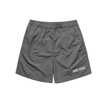 NYLON LOGO | Midnight Grey Shorts