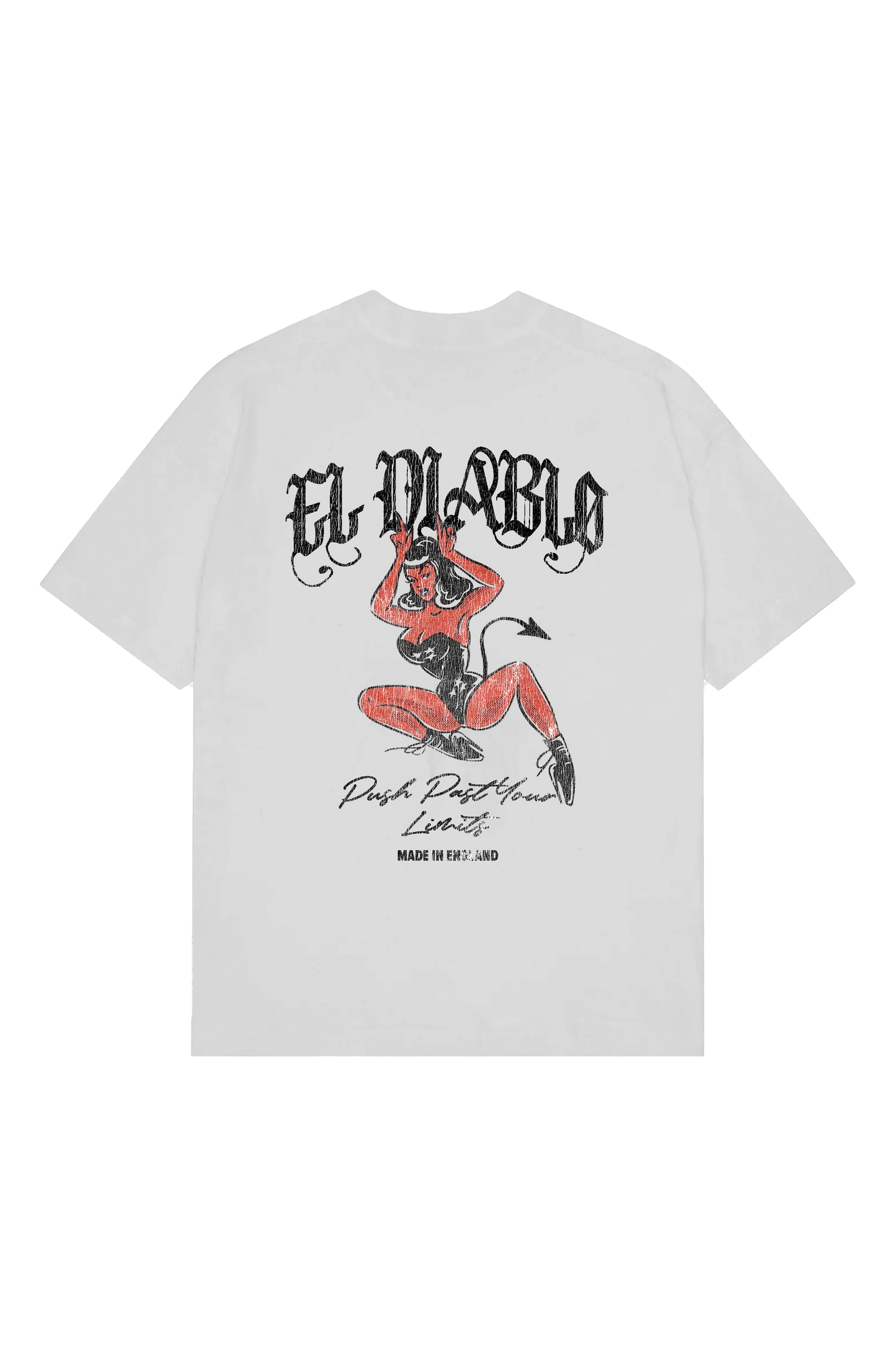 EL DIABLO | Vintage White T-Shirt
