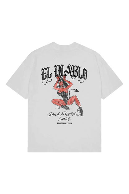 EL DIABLO | Vintage White T-Shirt