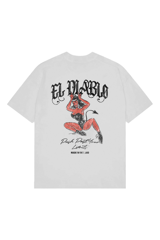 EL DIABLO | Vintage White T-Shirt