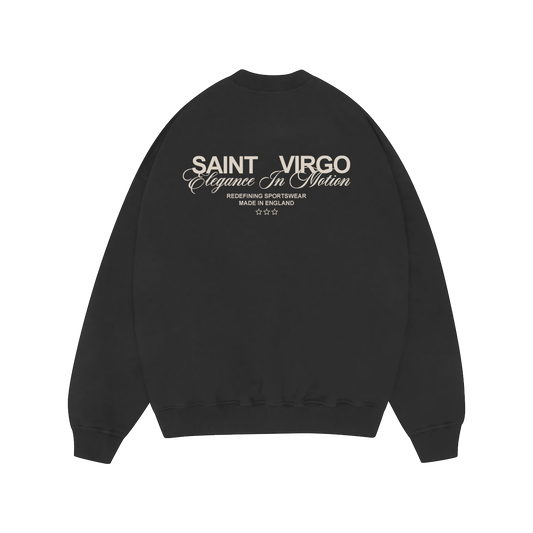 ELEGANCE | Faded Black Sweatshirt