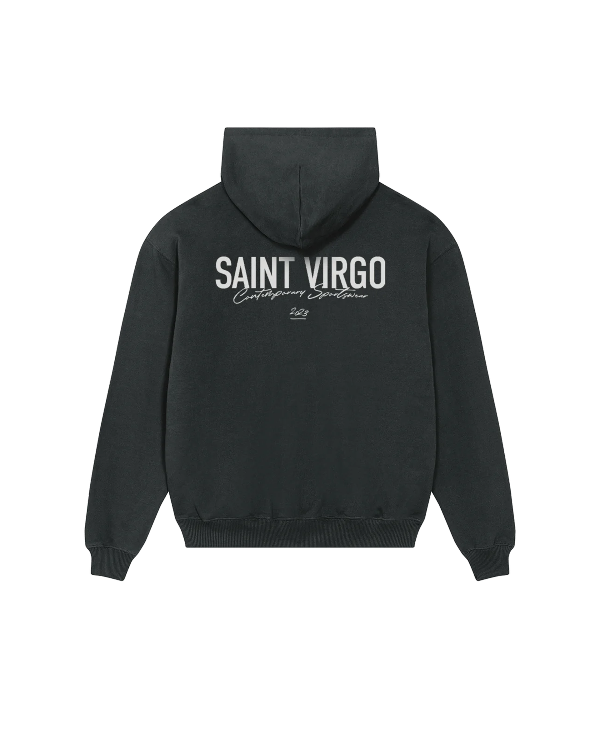 Saint Virgo Athlete Hoodie, designed for the modern athlete, offering contemporary sportswear with a focus on athletic essentialism. This ready-to-wear luxury sportswear piece is perfect for those redefining sportswear with style and performance.