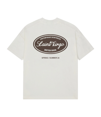 BRITISH MADE | Faded Bone/Brown T-Shirt