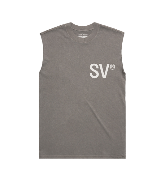 SAINT VIRGO | Washed Black Vest