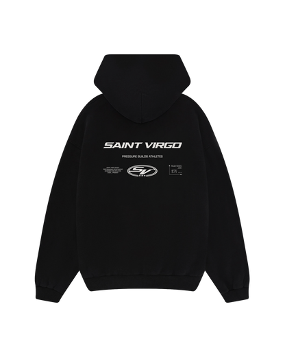 PRESSURE BUILDS ATHLETES | Black Hoodie