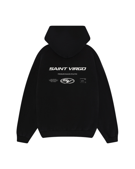 PRESSURE BUILDS ATHLETES | Black Hoodie