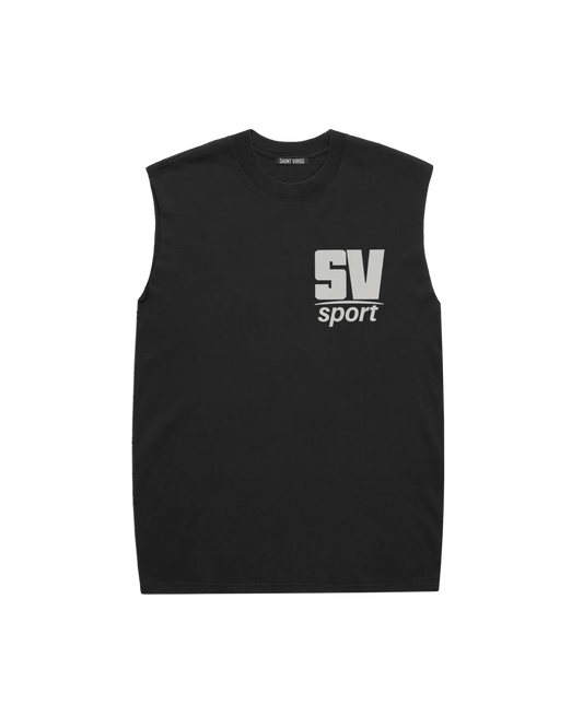 SPORT LEGACY | Faded Black Cut Off Tank