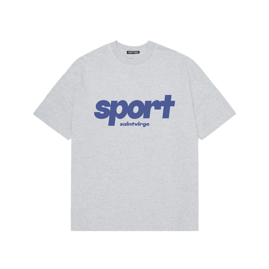 SPORT | Heather Grey/Navy T-Shirt