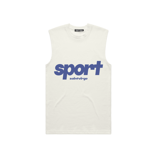 SPORT | Vintage White/Navy Tank