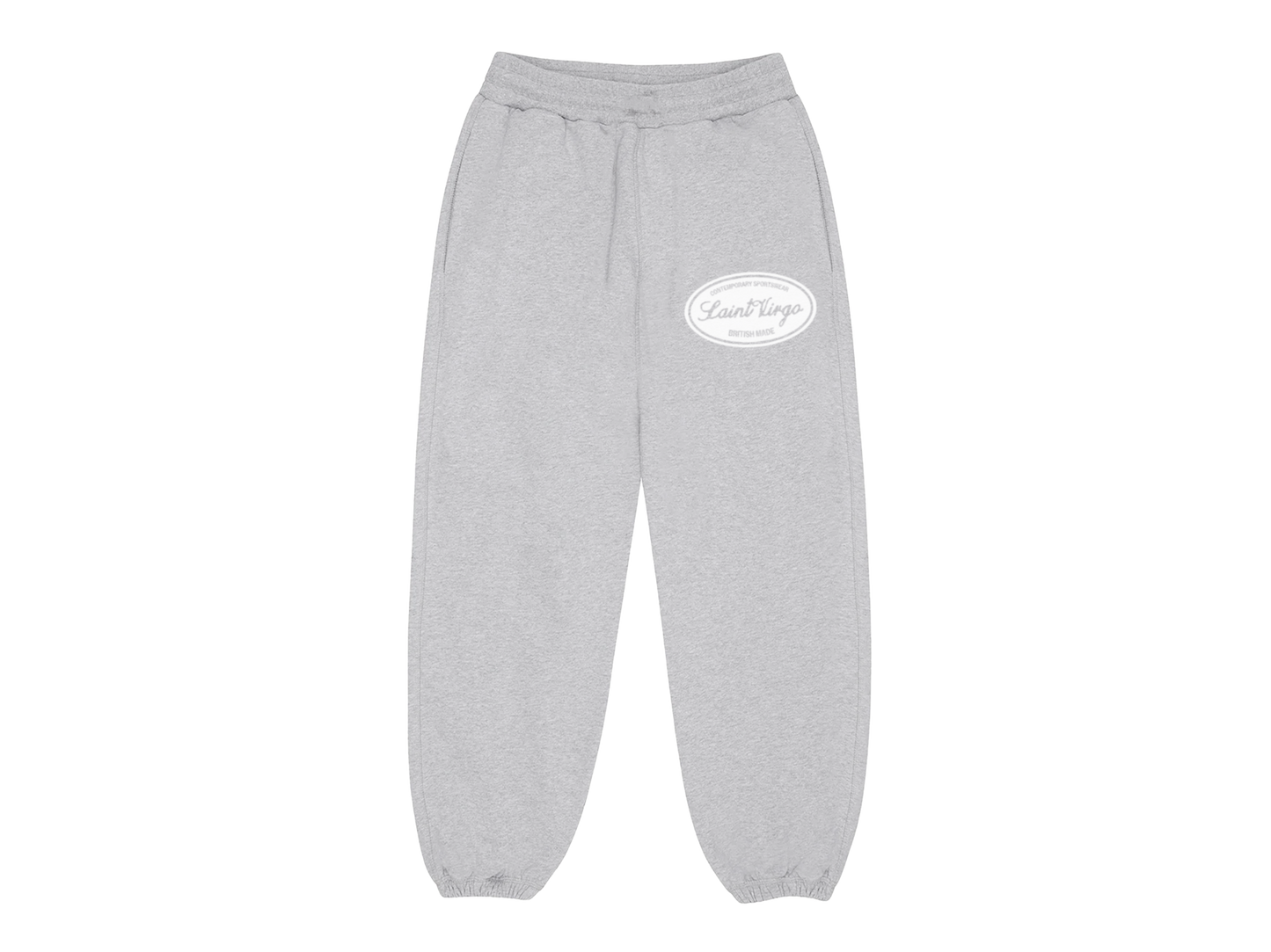 Saint Virgo British Made Sportswear Sweatpants, featuring premium contemporary sportswear design. Crafted with the finest materials, this ready-to-wear luxury sportswear piece offers athletic essentialism, redefining sportswear with a focus on quality and heritage. A standout from a lifestyle brand dedicated to performance, luxury, and timeless style.