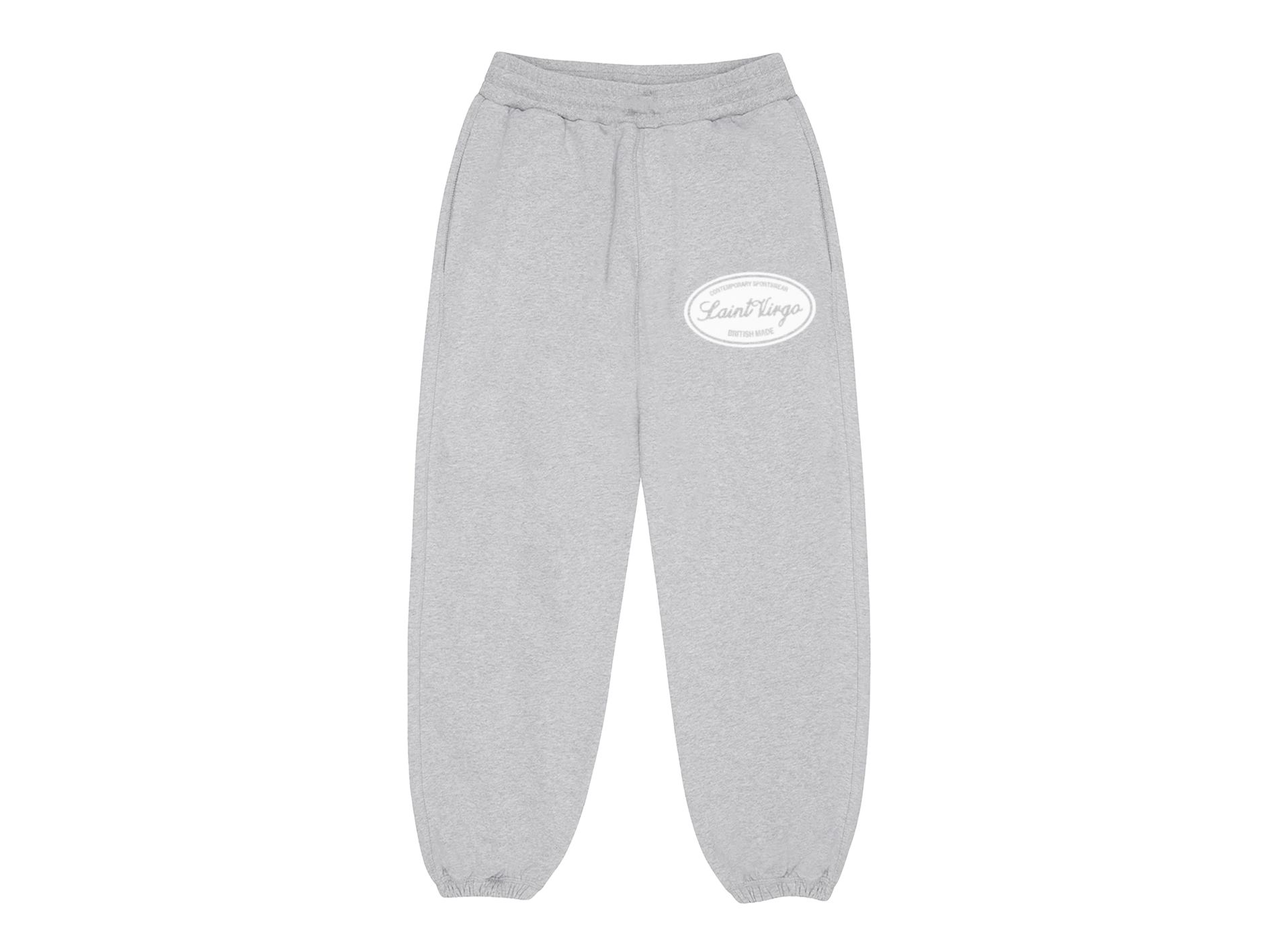 Saint Virgo British Made Sportswear Sweatpants, featuring premium contemporary sportswear design. Crafted with the finest materials, this ready-to-wear luxury sportswear piece offers athletic essentialism, redefining sportswear with a focus on quality and heritage. A standout from a lifestyle brand dedicated to performance, luxury, and timeless style.