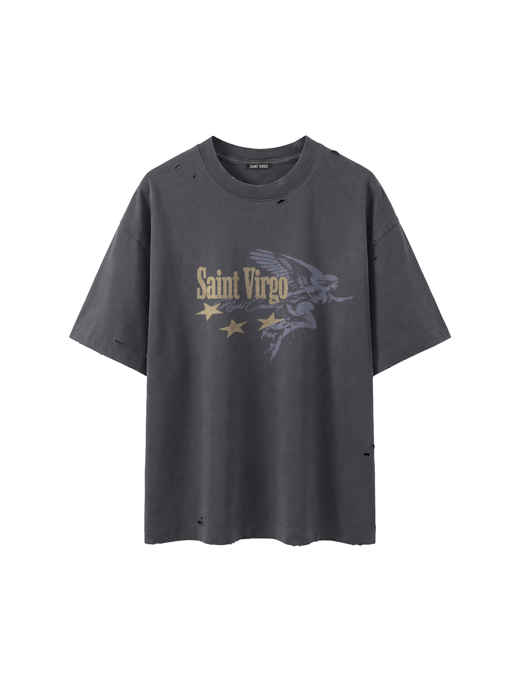 NIGHT COUNTRY | Washed Black T-Shirt