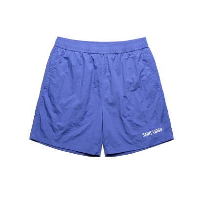 NYLON LOGO | Blue Shorts