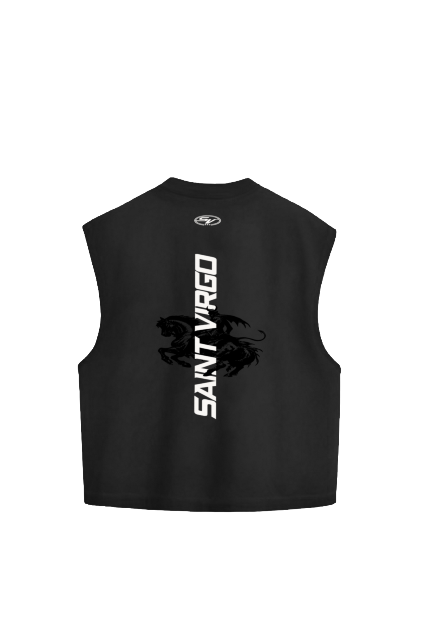 PRESSURE BUILDS ATHLETES | Vintage Black Cut Off