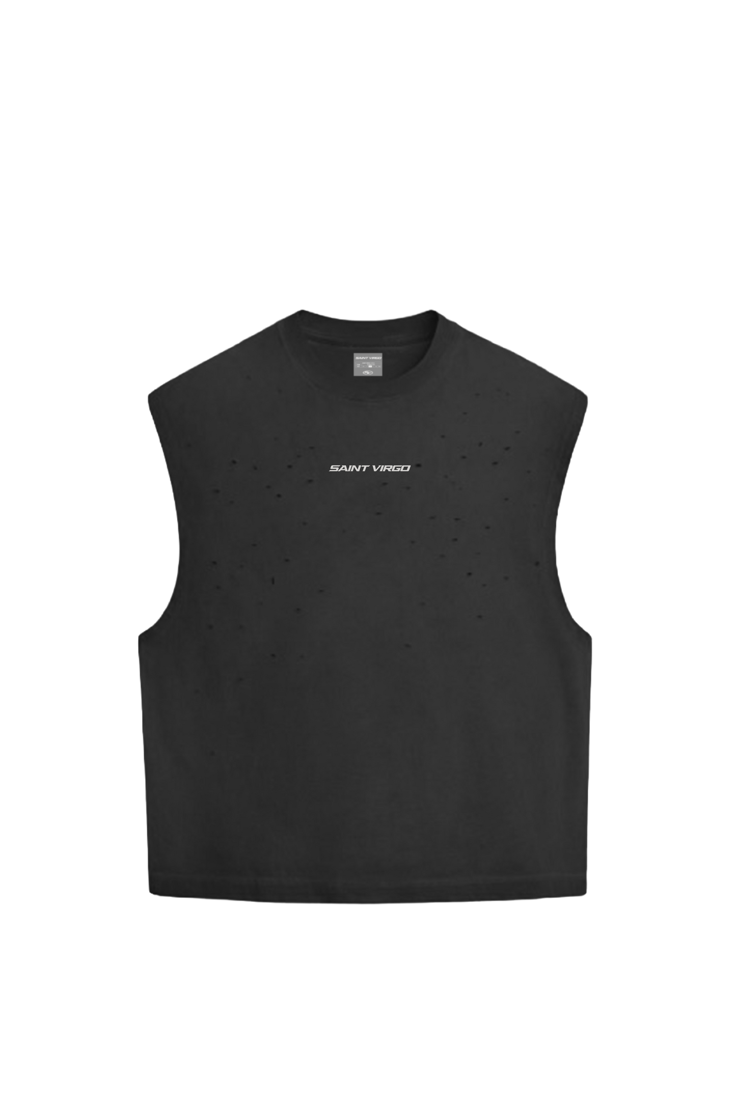 PRESSURE BUILDS ATHLETES | Vintage Black Cut Off