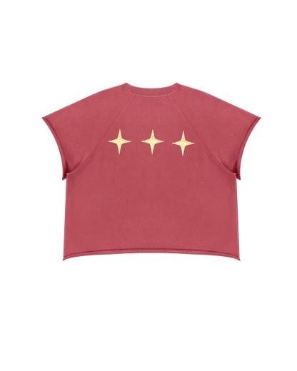 RACER STAR | Sunfaded Red T-Shirt