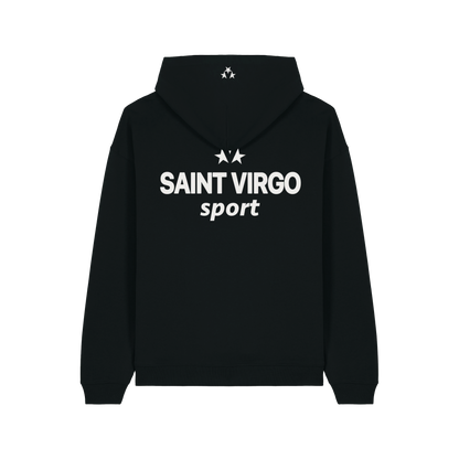 Saint Virgo Sport Star Hoodie, merging contemporary sportswear with ready-to-wear luxury sportswear, offering a stylish, athletic fit that reflects athletic essentialism and redefines sportswear for the modern sport enthusiast.