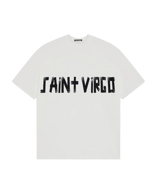 TAPE SCRIPT | Faded White T-Shirt