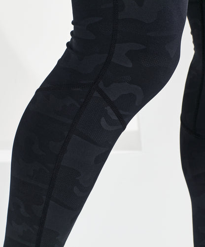 RUNNING LEGGINGS | Black Camo