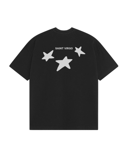 TRIPLE STAR | Faded Black T-Shirt