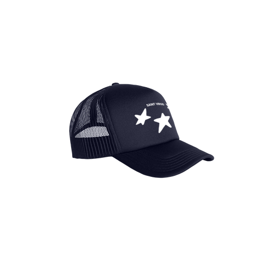 TRIPLE STAR | Midnight Navy Cap