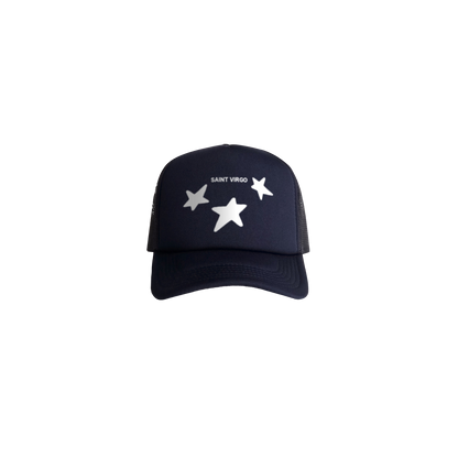 TRIPLE STAR | Midnight Navy Cap