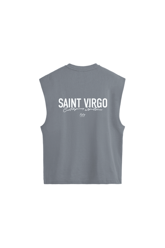 ATHLETE | Vintage Grey Cut Off Tank