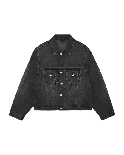 DENIM JACKET | Washed Black