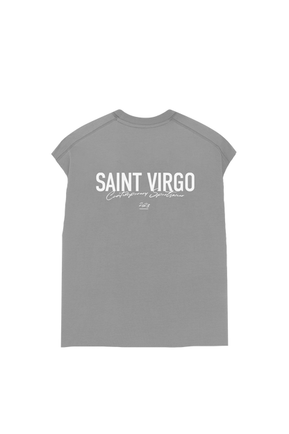 ATHLETE | Washed Grey Cut Off Tank