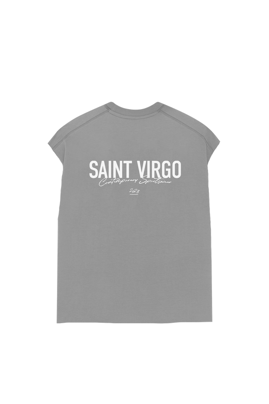 ATHLETE | Washed Grey Cut Off Tank