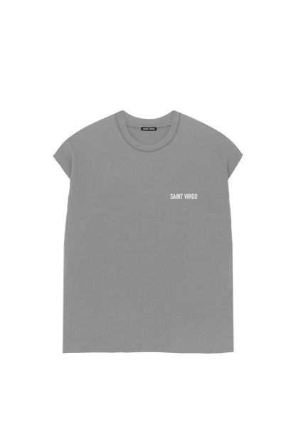 ATHLETE | Washed Grey Cut Off Tank